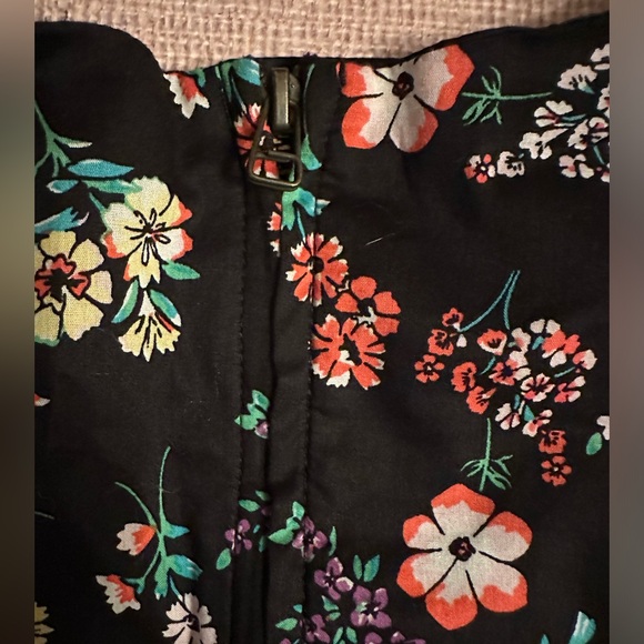 GAP Sleeveless Fit & Flare Black Floral Dress, Size 20 - Picture 6 of 7